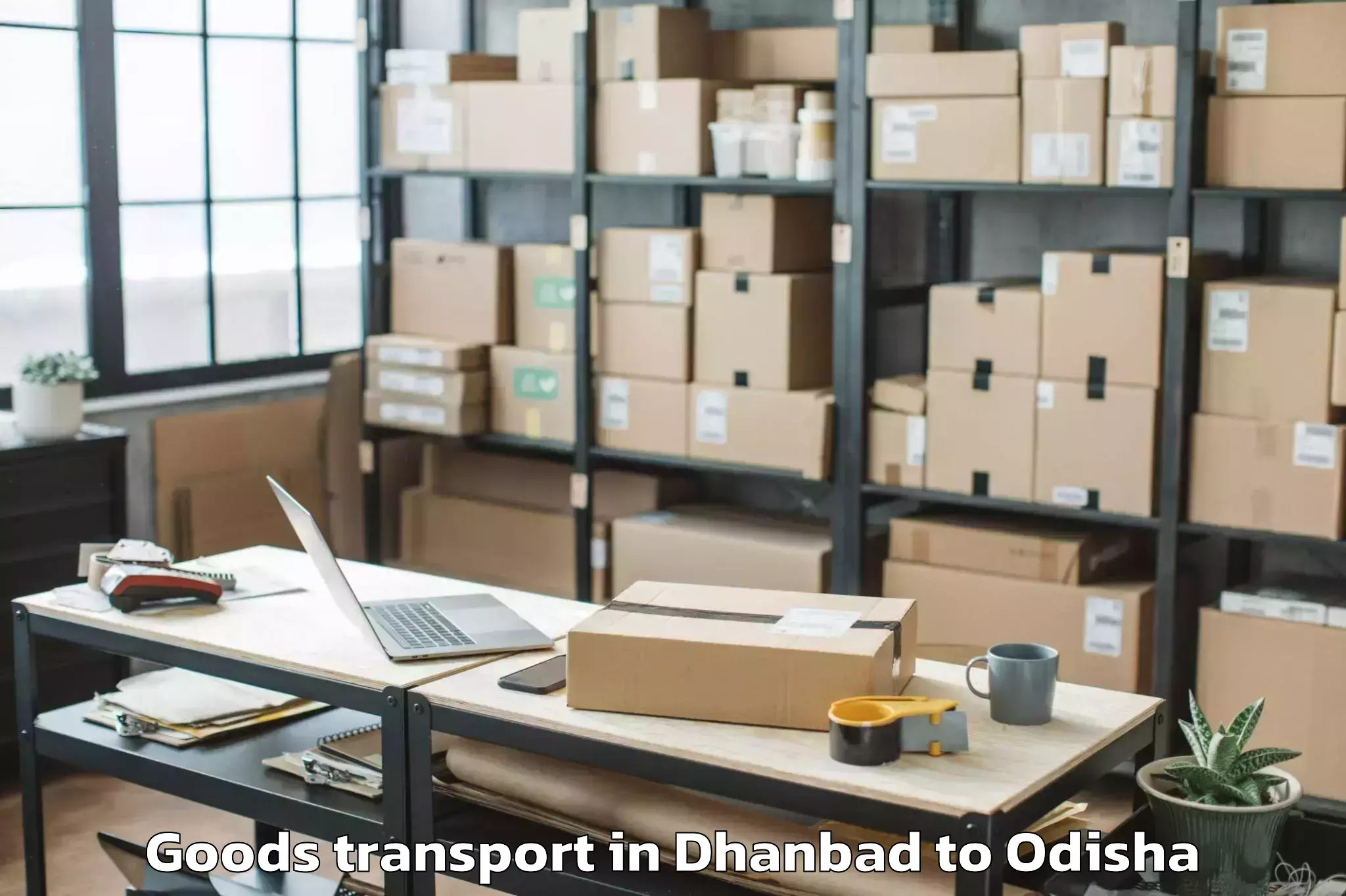 Top Dhanbad to Rairangpur Town Goods Transport Available